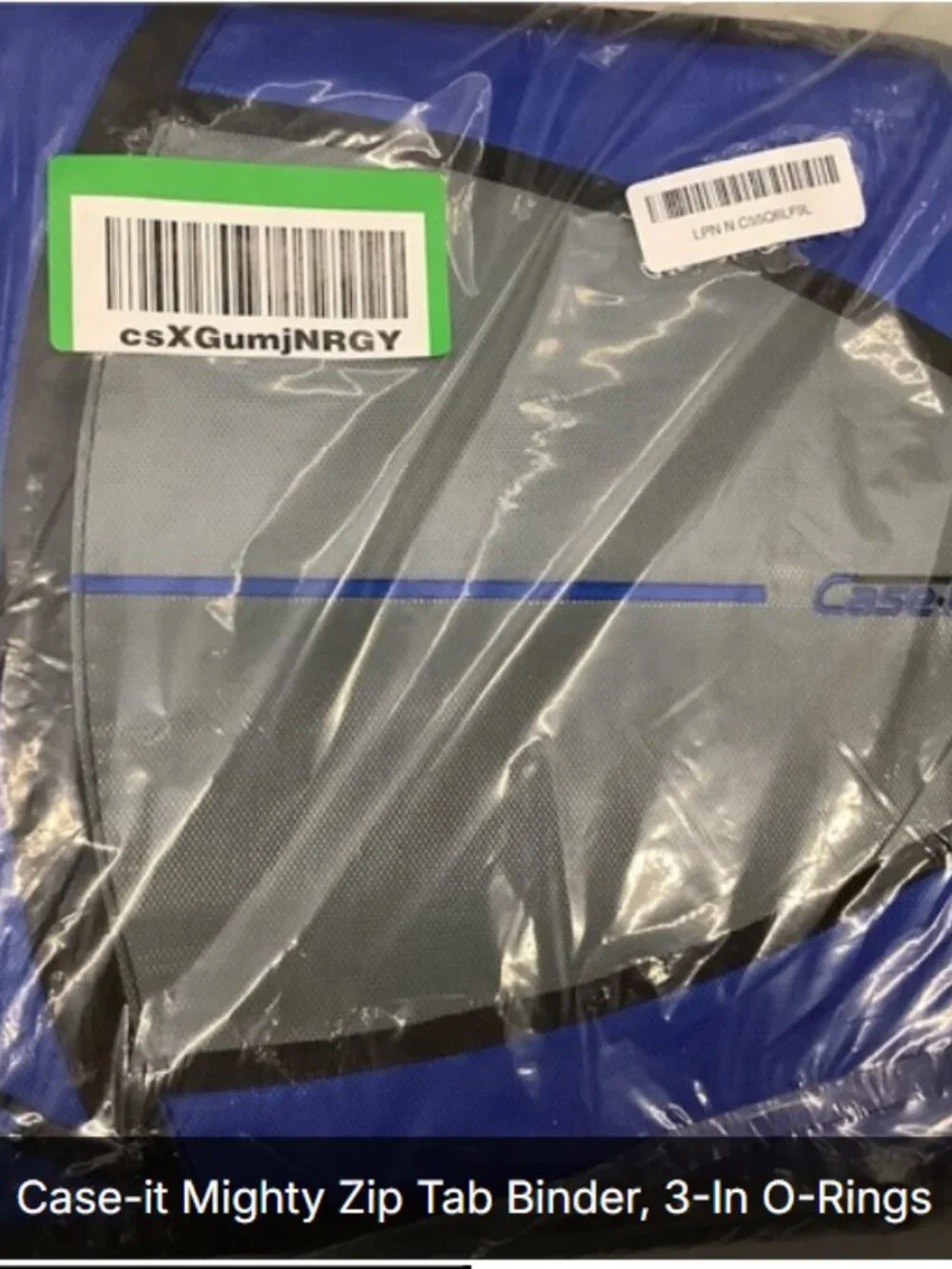 Case It The Mighty Zip Tab 3 Ring Binder 5 Pockets Expanding 3